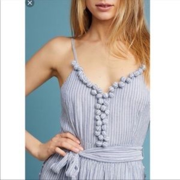 COPY - Maeve Maritime Pom Pom Jumpsuit 0 - Picture 5 of 8